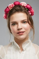 Čelenka s kvetmi, boho kvetinový veniec Čelenka s kvetmi, boho kvetinový veniec