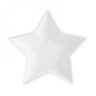 Porcelánový tanier STAR 19 x 18 cm biely