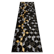 GLAMOUR RUNNER KOBEREC 80x200 cm 3D čierna #AT3821 GLAMOUR RUNNER KOBEREC 80x200 cm 3D čierna #AT3821