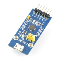 USB-UART prevodník CP2102 microUSB Waveshare 11325 USB-UART prevodník CP2102 microUSB Waveshare 11325