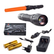 BAILONG 8668 LED Cree XM-L3 nabíjateľná taktická baterka s nabíjačkami