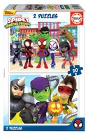 Educa Puzzle 2 x 20 Spidey a super kamaráti Educa Puzzle 2 x 20 Spidey a super kamaráti
