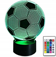 3D LED NOČNÁ LAMPA, GUĽA MENIČNÁ FARBY, DIAĽKOVÉ OVLÁDANIE 3D LED NOČNÁ LAMPA, GUĽA MENIČNÁ FARBY, DIAĽKOVÉ OVLÁDANIE
