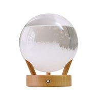 12 cm priehľadná sklenená krištáľová guľa