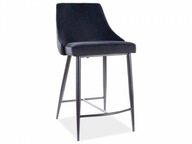 Stolička, barová stolička Piano B H-2 velvet black
