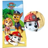 PAW PATROL 75x150 Veľká detská bavlnená plážová osuška pre psa PAW PATROL 75x150 Veľká detská bavlnená plážová osuška pre psa