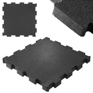 PUZZLE MAT GUMOVÁ PODLAHA 48,5x48,5x1,5 PROTIVIBRAČNÁ PROTISKLUZ. PUZZLE MAT GUMOVÁ PODLAHA 48,5x48,5x1,5 PROTIVIBRAČNÁ PROTISKLUZ.