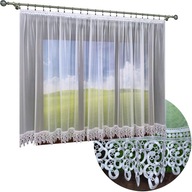 PRIPRAVENÁ ZÁCLONA BIELA PRIPRAVENÁ GUIPURA ČIPKOVÁ ZÁCLONA 400x140 TUNNEL FROGS pro PRIPRAVENÁ ZÁCLONA BIELA PRIPRAVENÁ GUIPURA ČIPKOVÁ ZÁCLONA 400x140 TUNNEL FROGS pro
