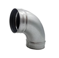 Lisované koleno 160-90 stupňov fi 160, spiro pozink Lisované koleno 160-90 stupňov fi 160, spiro pozink