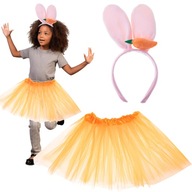 Kostýmové oblečenie Bunny Sukňa Mrkvová čelenka Kostýmové oblečenie Bunny Sukňa Mrkvová čelenka