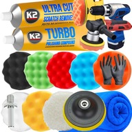 K2 ULTRA CUT TURBO LEŠTIACA PASTA SÚPRAVA HUBIČKY NA ODSTRAŇOVANIE ŠKRABANCOV PO LEŠTENÍ K2 ULTRA CUT TURBO LEŠTIACA PASTA SÚPRAVA HUBIČKY NA ODSTRAŇOVANIE ŠKRABANCOV PO LEŠTENÍ