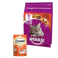 Suché krmivo pre mačky Whiskas 300g hovädzie ZDARMA