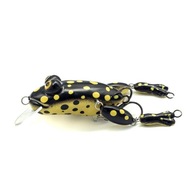 Ručne vyrobený vobler Wob-Art Frog 6,5cm 6g ČIERNA/ŽLTÁ Ručne vyrobený vobler Wob-Art Frog 6,5cm 6g ČIERNA/ŽLTÁ