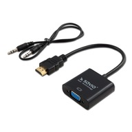 Savio CL-23/B 0,5 m VGA (D-Sub) HD káblový adaptér Savio CL-23/B 0,5 m VGA (D-Sub) HD káblový adaptér