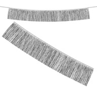 Girlanda so strapcami zo striebornej fólie, 135 cm Girlanda so strapcami zo striebornej fólie, 135 cm
