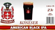 Brewkitové pivo KONESER AMERICAN BLACK IPA Free