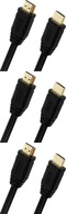 Unitek Y-C138M BASIC HDMI v1.4 zlatý kábel 2m čierny x3 Unitek Y-C138M BASIC HDMI v1.4 zlatý kábel 2m čierny x3