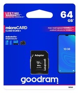 Pamäťová karta MicroSD 64 GB SDXC Goodram 64 GB