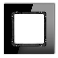 Karlik Deco Single sklenený rám, čierny 12-12-DRG-1