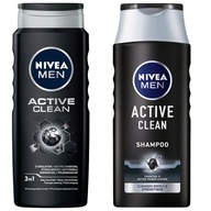 Sada NIVEA Active Clean Gel + šampón