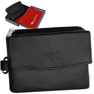 Kožené puzdro na kľúče KOCHMANSKI s kožou RFID, čierne Kožené puzdro na kľúče KOCHMANSKI s kožou RFID, čierne