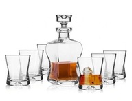 KROSNO SIGNATURE WHISKEY SET, KARAFA + POHÁRE KROSNO SIGNATURE WHISKEY SET, KARAFA + POHÁRE