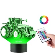 Stolná lampa Led Socha Traktor Traktor John Deere Engraver + diaľkové ovládanie Stolná lampa Led Socha Traktor Traktor John Deere Engraver + diaľkové ovládanie