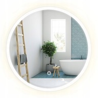 Okrúhle nástenné zrkadlo, osvetlené, 70 cm, LED TOUCH, 3 farby svetla Okrúhle nástenné zrkadlo, osvetlené, 70 cm, LED TOUCH, 3 farby svetla