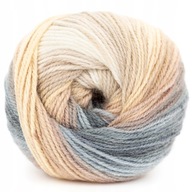 Vlnená priadza DMC Brio Color Ombre Szarobeżowa 421 Vlnená priadza DMC Brio Color Ombre Szarobeżowa 421
