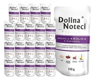 DOLINA NOTECI PREMIUM vlhké krmivo pre psov bohaté na králiky 20x150g DOLINA NOTECI PREMIUM vlhké krmivo pre psov bohaté na králiky 20x150g