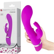 Sexuálny vibrátor BUNNY na klitoris s 30 funkciami Sexuálny vibrátor BUNNY na klitoris s 30 funkciami