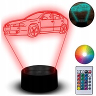 LED nočné svetlo RGB soška Seat Leon Mk1 Automotive Gadget Pre 3D ventilátor LED nočné svetlo RGB soška Seat Leon Mk1 Automotive Gadget Pre 3D ventilátor