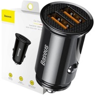 BASEUS RÝCHLA NABÍJAČKA DO AUTA PRE TELEFÓN 30W 2x USB 5A QC 3.0 AFC BASEUS RÝCHLA NABÍJAČKA DO AUTA PRE TELEFÓN 30W 2x USB 5A QC 3.0 AFC