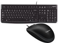 Čierna súprava Logitech K120 Keyboard + B100 Mouse Čierna súprava Logitech K120 Keyboard + B100 Mouse