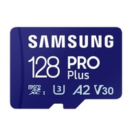 Pamäťová karta Samsung PRO Plus SDXC 128 GB U3 A2 V30