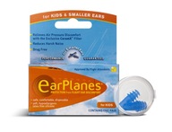 Zátkové chrániče sluchu EarPlanes pre lietanie bez detských uší