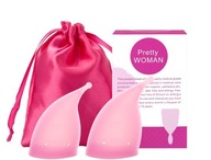 Set menštruačného kalíšku L + S taštička SOFT Set menštruačného kalíšku L + S taštička SOFT