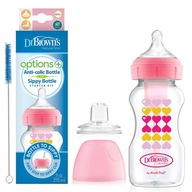 DR BROWN'S OPTIONS Široký výtok na fľašu 270 ml 6+