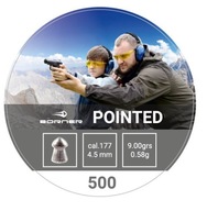 Borner Špicaté pelety 4,5 mm 500 ks. Borner Špicaté pelety 4,5 mm 500 ks.