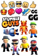 STUMBLE GUYS Cake Oblátka Cukor Tlač A4 STUMBLE GUYS Cake Oblátka Cukor Tlač A4