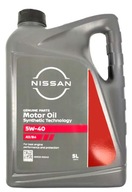 NISSAN MOTOROVÝ OLEJ 5W40 A3/B4 5L