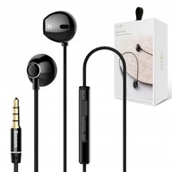 BASEUS KÁBOVÉ SLÚCHADLÁ DO UŠÍ MINI KONEKTOR 3,5 MM S MIKROFÓNOM A DIAĽKOVÝM OVLÁDANÍM