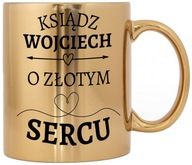 ZLATÝ HRNČEK, LESKLÝ DARČEK PRE KŇAZA + MENO ZLATÝ HRNČEK, LESKLÝ DARČEK PRE KŇAZA + MENO