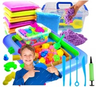 KINETIC SAND 3kg bazénové formy lopatka a pieskovisko XXL SET KINETIC SAND 3kg bazénové formy lopatka a pieskovisko XXL SET