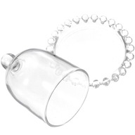 Podnos so sklenenou pokrievkou Podnos na tortu Ozdobná dóza Cloche Podnos so sklenenou pokrievkou Podnos na tortu Ozdobná dóza Cloche