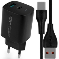 20 W USB SIEŤOVÁ NABÍJAČKA USB-C RÝCHLE NABÍJANIE VIDVIE + KÁBEL USB / TYPE-C 20 W USB SIEŤOVÁ NABÍJAČKA USB-C RÝCHLE NABÍJANIE VIDVIE + KÁBEL USB / TYPE-C