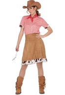 Cowgirl Outfit Wild West Sheriff Disguise M/L