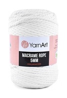 YarnArt Macrame Lano 5 mm - 751 biele YarnArt Macrame Lano 5 mm - 751 biele