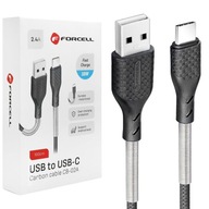 Uhlíkový USB USB-C kábel 18W | Android Auto | 100 cm Uhlíkový USB USB-C kábel 18W | Android Auto | 100 cm