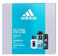 ADIDAS ICE DIVE EDT SET 50ml + SPREJ 150ml + GEL 250ml ADIDAS ICE DIVE EDT SET 50ml + SPREJ 150ml + GEL 250ml